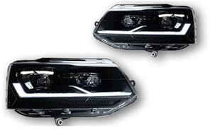 XUXRHMEAN Für VW Multivan T5 T6 2010–2021 Frontscheinwerfer Mit Tagfahrlicht Und Blinker Auto Scheinwerfer Satz(5)
