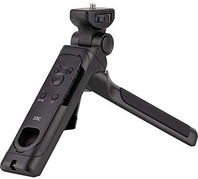 JJC Bluetooth Handgriff Fernbedienung für Sony ZV-E10 ZV-1 ZV-1F RX1R III A6600 A6400 A6100 A7C A7SIII A7RIII A7RIV A7RV RX0II RX100VII Vlogging Kameras Ersetzt GP-VPT2BT Mini Stativ Griff Tripod