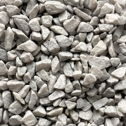 naninoa DEKOSTEINE farbig 9-13mm (Bunte Dekosteine, Farbsteine) 5 kg farbige Steine. Farbe: GRAU