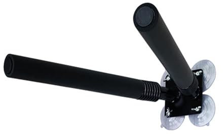 YANBI Wing Chun Dummy Schwarzer Wing Chun Wand-Federstapel, Höhenverstellbares Kung-Fu-Dummy-Modell mit Sauger, Tragbarer Tai-Chi-Stick, Lang, 35 cm, für Den Innenbereich
