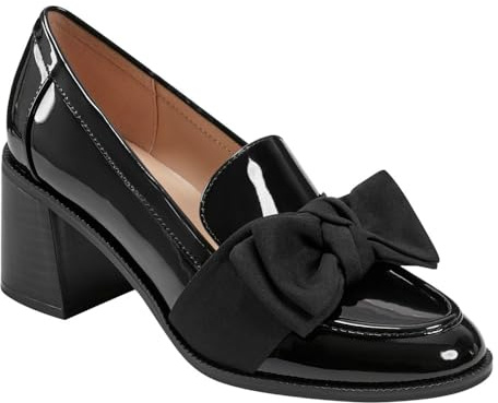 Bandolino Womens Korrar Black Patent 9 Medium