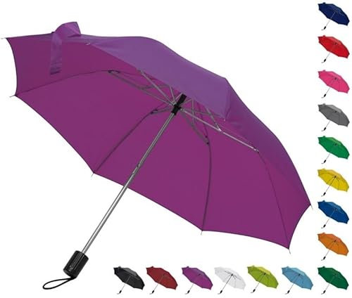 Generisch Regenschirm verschiedene Modelle und Farben (Violett, Taschenschirm)