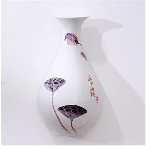 Keramikvasen, Wandvase, Keramik-Wanddekoration, Anhänger zum Aufhängen an der Veranda, kreativ, modern, minimalistisch, Restaurant-Wanddekoration, Keramikvase (C) (C)