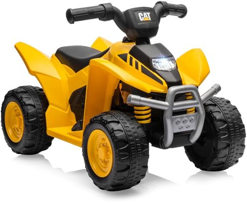 COSTWAY 6V Elektro Kinder Quad, Mini Elektroquad mit LED-Scheinwerfern,Musik,& Hupe, Kinderquad 2,8km/h, Elektroauto ATV für Kinder von 18–36 Monaten