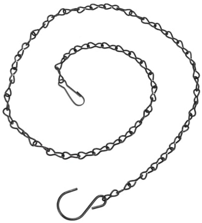 SUPVOX 4piezas Cadena Colgante De Cestas De Flores Cadena Para Comederos De Pájaros Macetas y Faroles De Hierro Duradera Para Jardín o Terraza