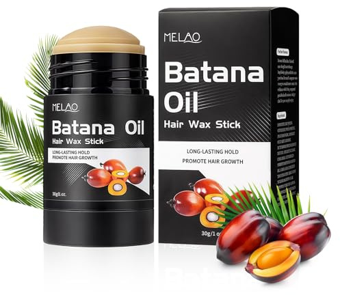 Flintronic Bâton de Cire, Cire Cheveux Homme et Femme, Bâton de Pommade Coiffante, Pommade Coiffante non Grasse, pour les Cheveux Frisés et Rebelles - 30g