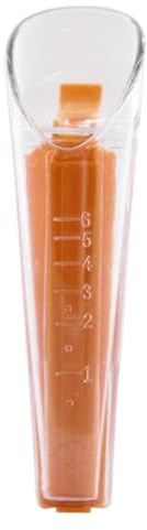 TOP-MAX 2-in-1 Yeast Measuring Cups with Bag Clips 1-6g Yeast Measure Spoon with Easy-to-Read Markings for Bread Making, Baking,Cooking,Kitchen