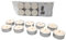 Glo-Wax Giant Tea Lights 50 Pack Maxi Candles Unscented Extra Large Long Burn Lasting up-to 10 Hour Burning Per Candle Indoor and Outdoor Tealights Quality White Wax