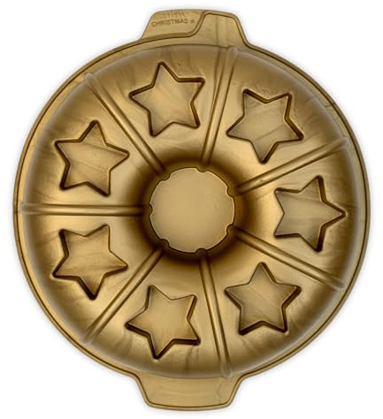 CÉCOA • Moule Silicone Couronne de Noël 3D • 100% Alimentaire • Sans BPA • Anti-Adhésif • Idéal Dessert Fêtes • Four, Frigo, Congélateur • Températures -40°C à +230°C