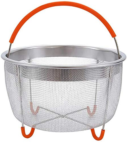 BRONG 6QT Panier à Vapeur en INOX Accessoires Cookeo pour la Cuisson des Légumes et des Aliments