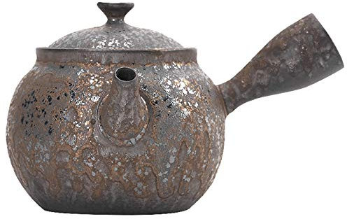 LTLWSH Teiera in Ceramica 320ml Kung Fu Set da tè Servizio da tè Cinese, per Regalo, La Famiglia e Ufficio,d'oro