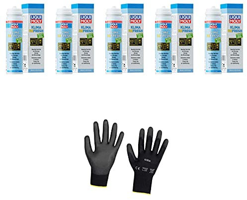 Iloda 5xOriginal Liqui Moly 75ml Klima Refresh (allergenfrei) 21465 Schutzhandschuhe