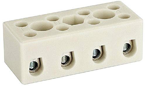 Hylec Klemmenblock, Keramik, 6 mm, 4-Wege, Standardanschlüsse, 1 Stück - DESTB-0254