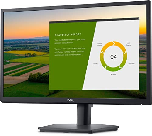 Dell E2422HS 24 Inch Full HD (1920x1080) Monitor, 60Hz, IPS, 5ms, Height Adjust, Built-in Speakers, DisplayPort, HDMI, VGA, 3 Year Warranty