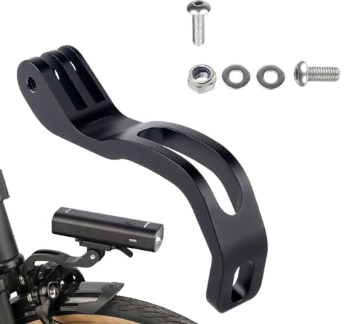 Teksome Fahrradlicht-Halterung – Fahrrad-Lenkerlichthalterung, Fahrradhalterung, Ersatzhalterung für Fahrrad, Fahrrad-Scheinwerfer-Halterung für Frontlicht