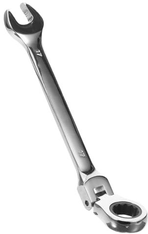 Veemoon Labor-Saving Ratcheting Wrench Tool Dual Heads Reversible Flexible Ratcheting Open End for Mechanics Workbench