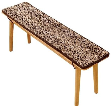 LIUYUYOUGO Bankauflage Outdoor,Bankkissen Für Draußen 2/3 Sitzer Leopardenmuster Weiches Flanell Sitzkissen Für Draußen rutschfeste Rechteckige Sitzpolster Für Garten Terrasse Drinnen Und Drau