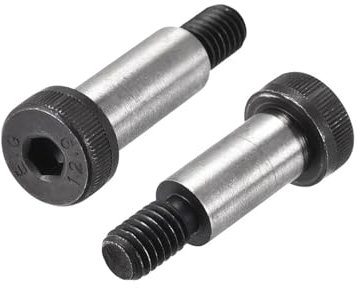 Generisch 1–5 Stück Innensechskant-Schulterschraube M5 M6 M8 M10 M12 M16 12,9 Stärke Stahl Schulterbolzen Rollenlagerschraube(45mm,D16mm-M12 1piece)