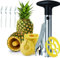 Pineapple Cutter Slicer and Corer, Pineapple Corer and Slicer Tool, Pineapple Corer, Easy Clean, Pineapple Cutter Slicer Tool Core Remover for Kitchen Fruit Rings ﻿