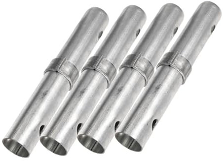 4pcs Galvanised Scaffolding Link Rods Steel Connectors