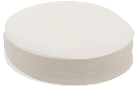 Ipetboom 500 pièces Papier Cuisson Rond Antiadhésif pour Burger et Steak Haché Papier Alimentaire Absorbant Huile Barbecue Non Collant pour Cuisson Pratique