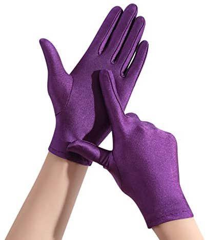 Cocila Guanti Motocross Uomo Guanti Refrigerante X Mani Bianchi Uomo Burlesque Donna Da Boxe Di Pelle Moto Inter Invernali Mezze Dita Bambino Natalizi Per Guidare Auto Racing Termici Viola Cachemire