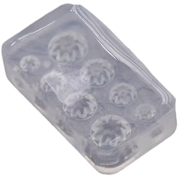 Molde de helado pequeño de resina epoxi en miniatura para hacer postres de tartas, moldes de arcilla de silicona para amantes de los amantes del molde de arcilla de silicona