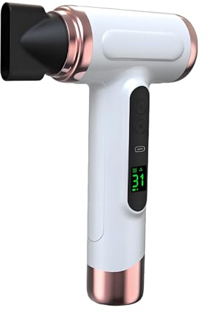 Asciugacapelli Senza Fili 15000mAh – Phon Portatile USB Ricaricabile 200W con Aria Calda e Fredda, Compatto per Viaggi, Campeggio e Dormitori Studenteschi
