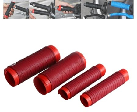 Copri-impugnatura universale in silicone per manubrio e leva del freno, manopole avvolgenti antiscivolo per moto con impugnatura per leva del freno, nastro per manubrio per moto