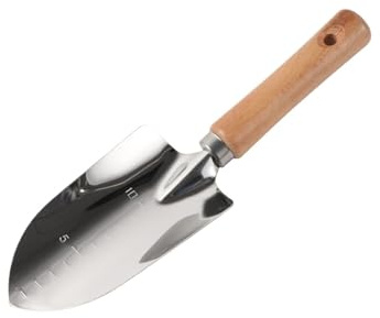 Generico Compatibile con Pala Larga in Acciaio Inossidabile Strumento da Giardinaggio Scavare diserbo Terreno Sciolto piantare Vanga Giardino Balcone in Vaso