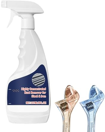 Rimuovitore di Ruggine - Liquido Pulitore Ferro 237ML,Detergente Per Ruggine,Per Auto Forno Doccia Lavello Stufa Cucina Bagno E Alluminio