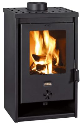 Kaminofen Modell K1 D 9,3 kW – Holzofen freistehend mit Sichtfenster, EEK A+, BImSchV Stufe 2, EcoDesign 2022, Holzheizung für Wohnraum Haus Ferienhaus
