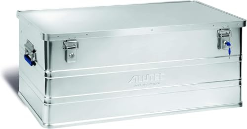 ALUTEC MÜNCHEN 2011142 Classic Aluminium Box with Cylinder Lock 900 x 490 x 380 mm Silver
