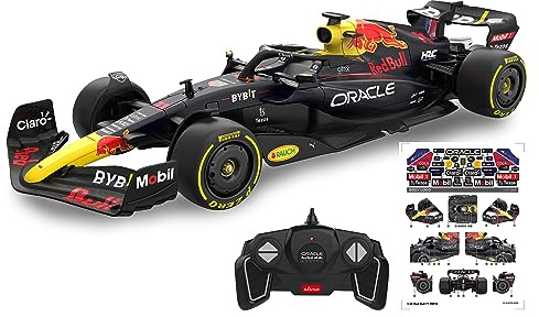 JAMARA Oracle Red Bull Racing RB18 1:18 2,4 GHz – Pintura Fiel al Coche RC