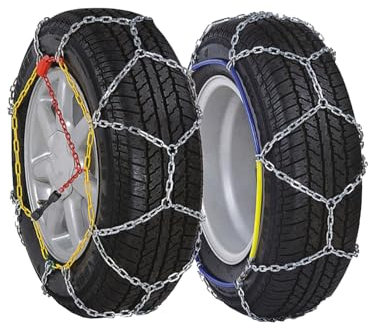 Schneeketten, rutschfeste Reifenketten, tragbare Notfall-Traktionsauto-Schneereifen-Antirutschketten 195/65-15