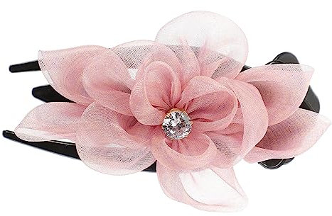 FRCOLOR Pince à Cheveux Fleurie Pour Femmes Pince à Chignon Élégante Accessoire De Coiffure Pour Mariage Et Anniversaire Clip De Cheveux Sans Marque
