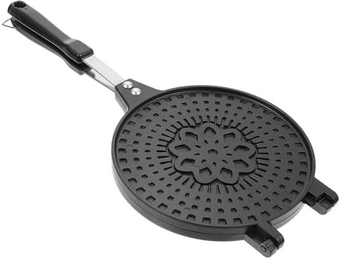 Ciieeo Ice Cream Cones Baking Mold Waffle Baking Tool Pancake Pan 17cm Flower Pattern Non-Stick Kitchen Cookware
