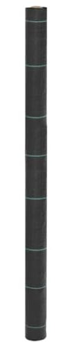 vidaXL Membrana para malezas PP Negra 1,5x150 m, Tela contra Malas Hierbas, Tela de Control de malezas, Tela de malezas, Telas para Malas Hierbas