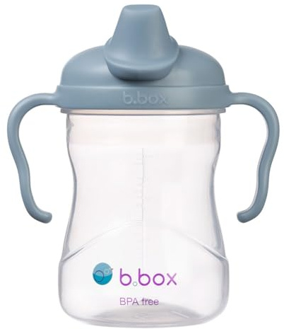 b.box - Tasse d'Apprentissage avec Bec Canard | Gobelet à Bec Anti-Déversements | Transition Idéale du Biberon à la Tasse Enfant| Lavable au Lave-Vaisselle | 240 ml