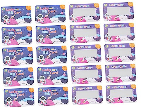 Ciieeo 100 Stück Rubbelkarten – Für Fiesta – Cartoon-rubbelkartenfolie Für Partys