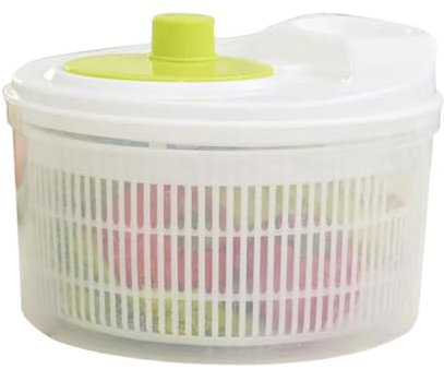 Gatuida Cesta Escurridora de Verduras y Frutas, Pp Blanco, Drenaje Rápido y Almacenaje, Adecuado para Cocina y Hogar, para Lavar y Secar Alimentos