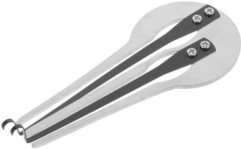 FRCOLOR Maultrommel für Anfänger aus Silberner Legierung mit Klarem Klang und Angenehmem Sitz für Entspannung und Meditation Musikinstrument
