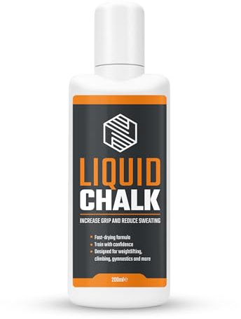 NOVU Fitness – Flüssigkreide & Flüssiges Magnesia für maximalen Halt – Gewichtheben, Klettern, Crossfit, Fitness, Turnen (200ml)