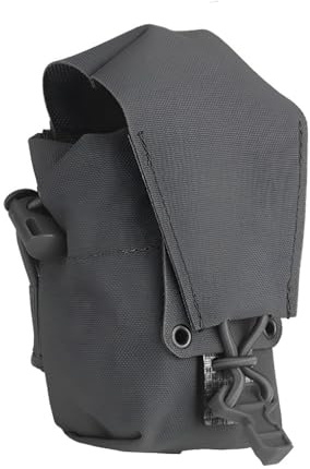 rabuu Marsupio Tattico Multifunzionale, Nylon (7×13 Cm) - Regolazione Elastica, Montaggio M, Leggero 0,049 Kg For Attività Di Squadra(WG)