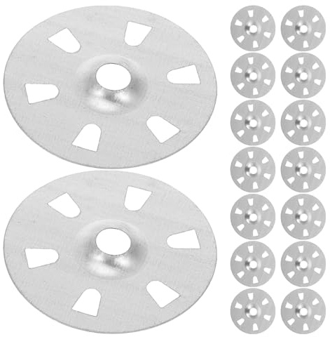 Gatuida 500 Arandelas Metálicas para Placas De Espuma Arandelas De Fijación para Placas De Espuma