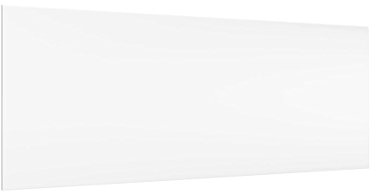Spritzschutz Glas - Polarweiss - Panorama Quer, HxB: 40cm x 100cm