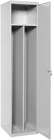 Simon Rack Casier Vestiaire Metallique, 1 Porte, Comprend la Clé, 1800x500x500 mm, Gris - Simonlocker