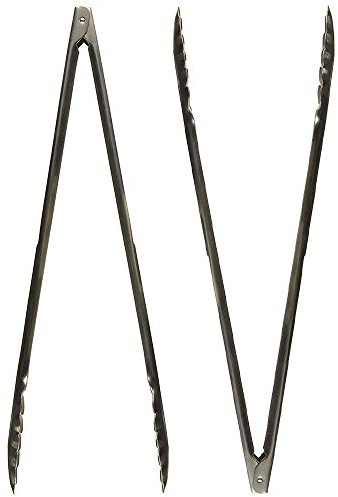 Winco UT-16HT Coiled Spring Extra Heavyweight Stainless Steel Utility Tong, 16-Inch (2-Pack)