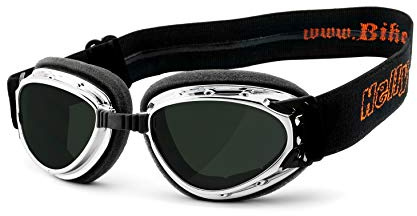 HELLY® - No.1 Bikereyes® | POLARISIEREND | Motorradbrille, Bikerbrille | winddicht, gepolstert, beschlagfrei, HLT® Sicherheitsglas nach DIN EN 166