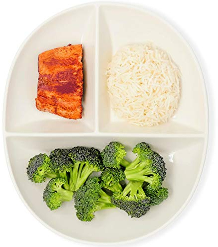 Uba Portion Control Plate (PORCELAIN) for Adults for Healthy Diet
